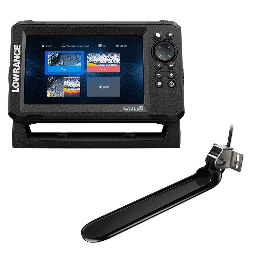 Lowrance Eagle 7 with TripleShot Transducer & Discover OnBoard Chart