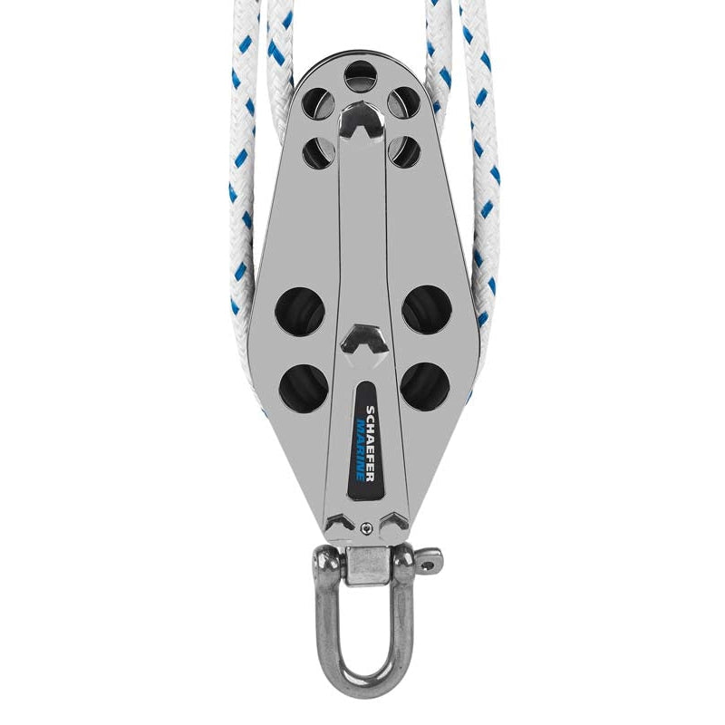 Schaefer Fiddle, 3-Way Hd, Alum Shv, Nomex/Ball Brng | SendIt Sailing
