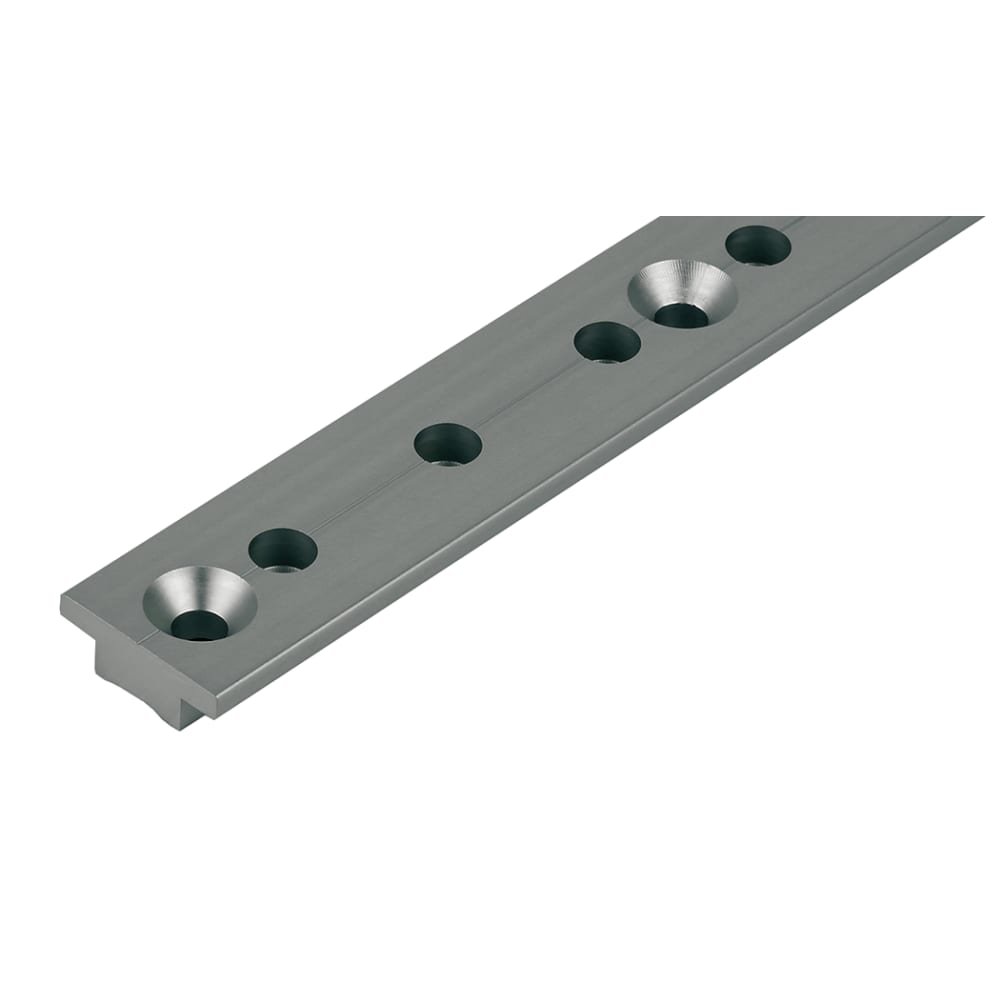 Schaefer T-Track, 1-1/4in x 3/16in (32 x 5mm), 8ft(2.4m), Silver | SendIt Sailing