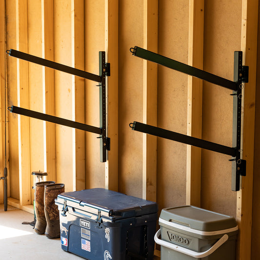 Wall Mounted Kayak Storage Rack | Indoor | 2 Levels | Adjustable