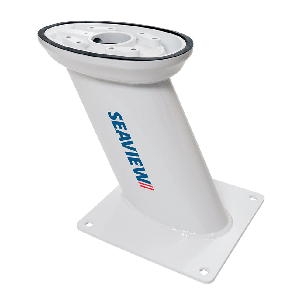 Seaview 12in Modular Mount AFT Raked 10 x 10 Base Plate - for Large Sat Domes - 18in Top Plate Required | SendIt Sailing