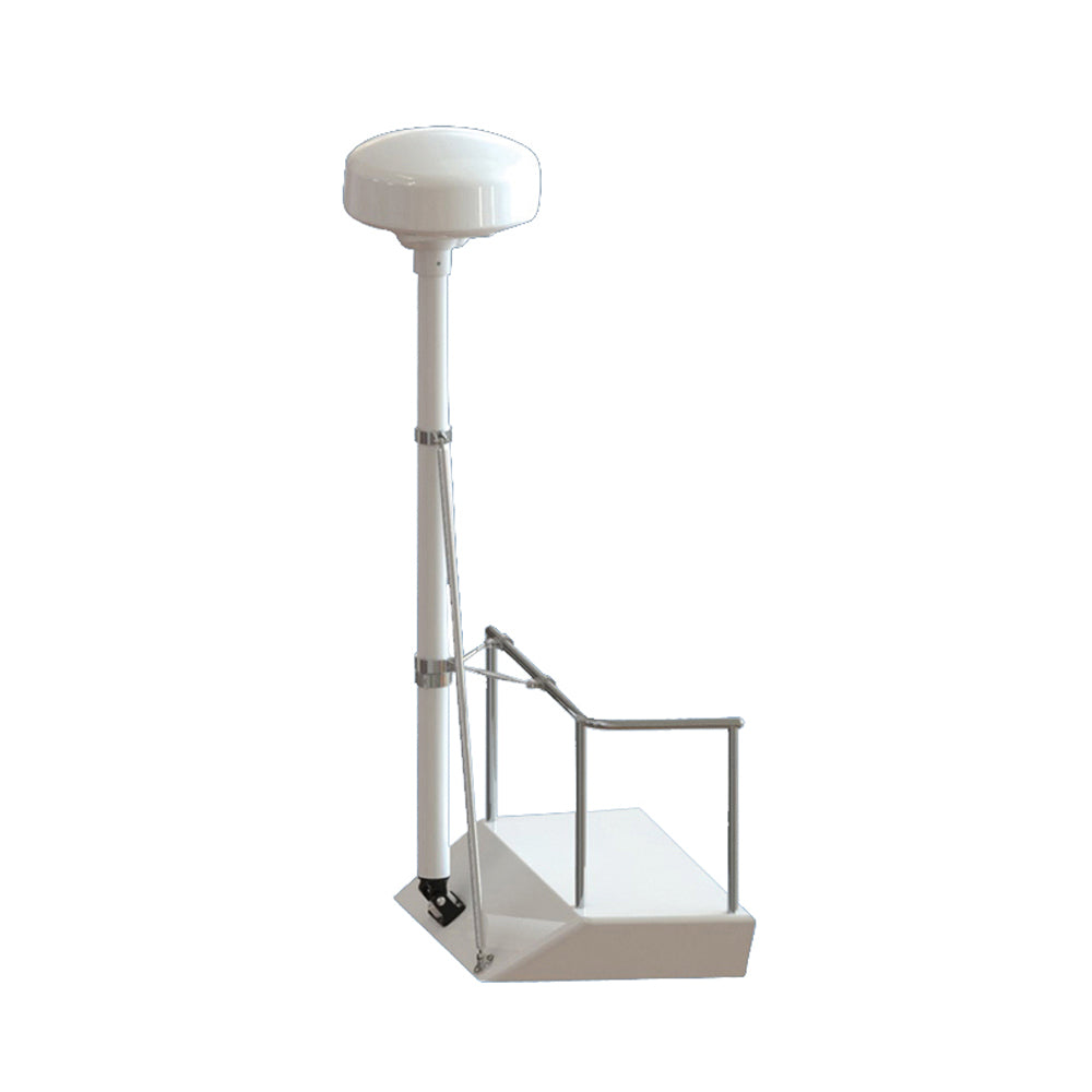 Seaview 8ft Radar Mast Pole Kit with Strut & Stand-Off Kit | SendIt Sailing
