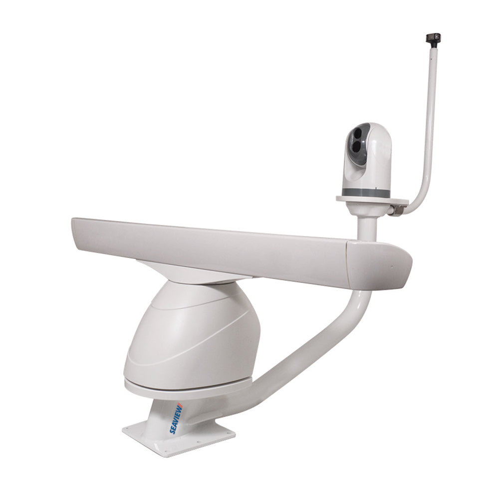Seaview Dual Mount AFT Leaning for Closed or Open Array Radars & Satdomes or Cameras | SendIt Sailing