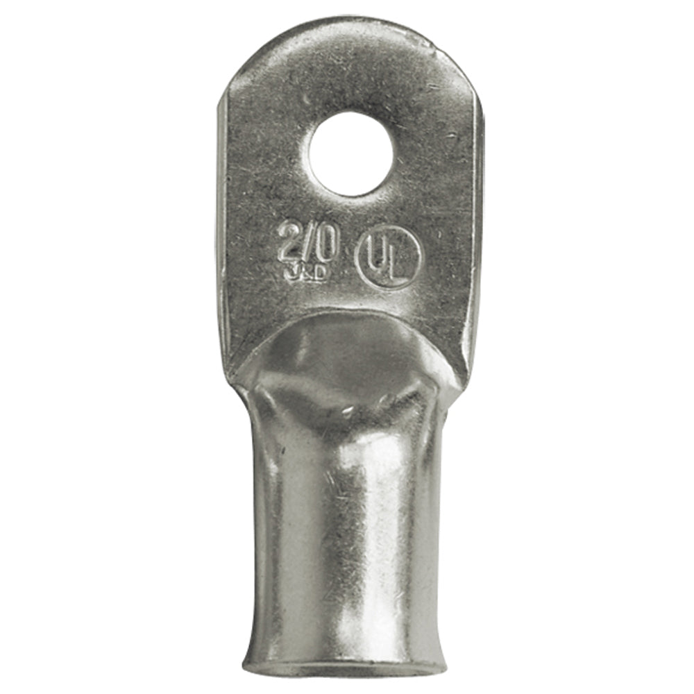 Ancor Heavy Duty 2/0 AWG 1/4in Tinned Lug - 25-Pack