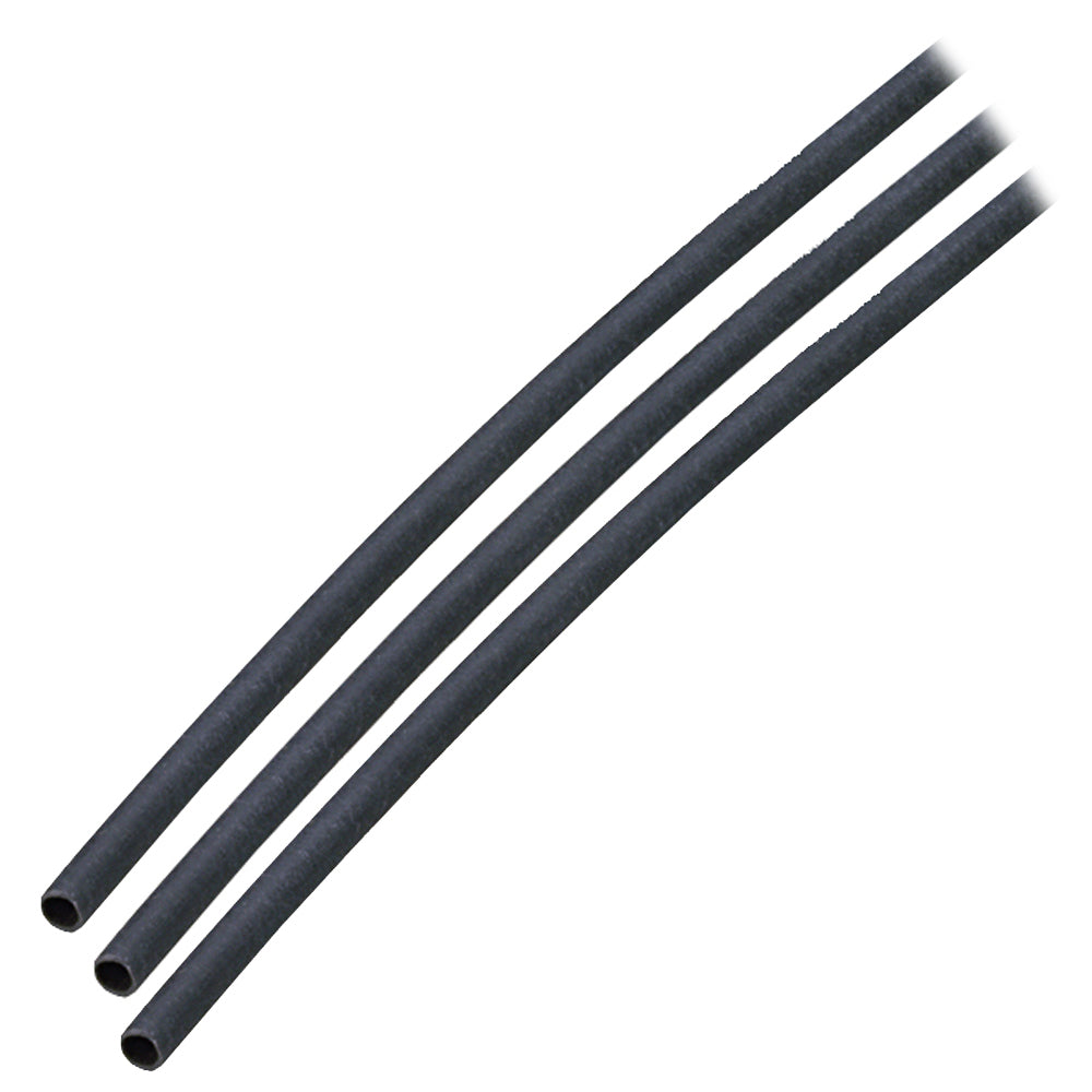 Ancor Adhesive Lined Heat Shrink Tubing (ALT) - 1/8in x 3in - 3-Pack - Black