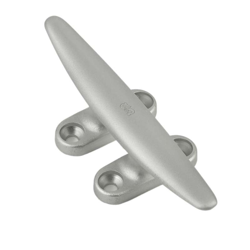 Schaefer Cleat, 4 Hole Deck, 6in (152mm), Silver | SendIt Sailing