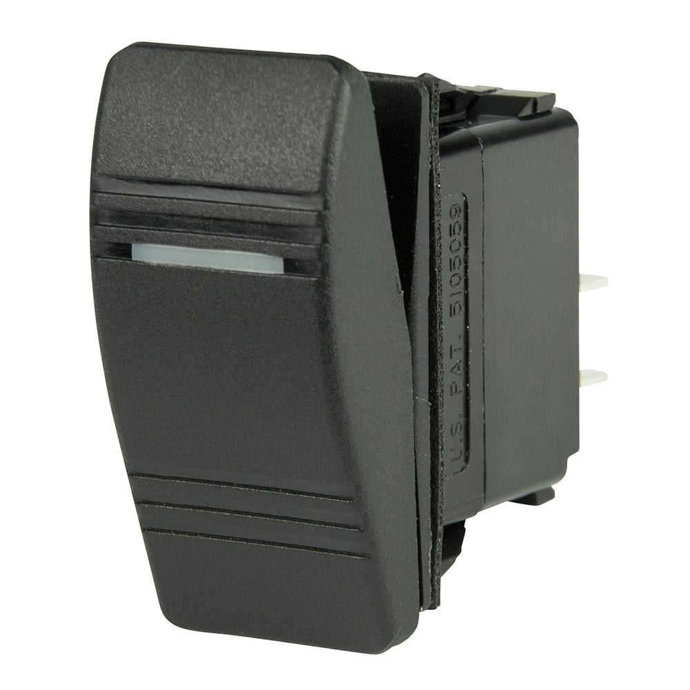 BEP DPST Contura Switch - 1-Amber LED - OF for ON