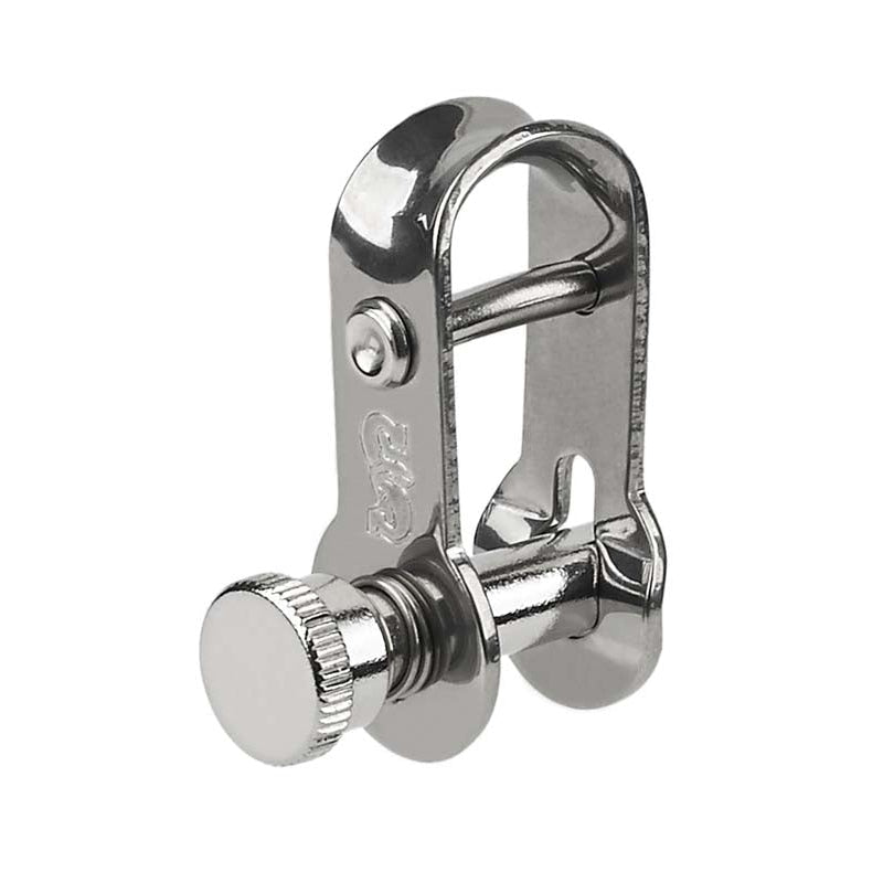 Schaefer Halyard Shackle, Short Retainer, 1/4in (6mm) Pin | SendIt Sailing