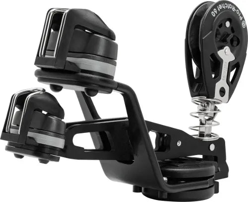 Allen Mainsheet Jammer Dual Arm Swivel Sma & Med Cleat And Block