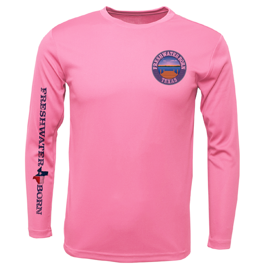 Waco Freshwater Born Girl's Long Sleeve UPF 50+ Dry-Fit Shirt
