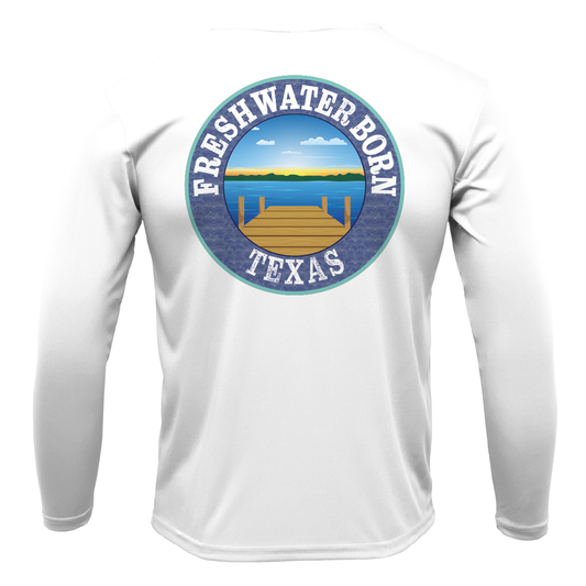 Texas A&M Edition Freshwater Born Girl's Long Sleeve UPF 50+ Dry-Fit Shirt