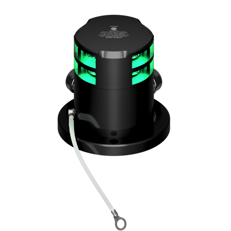 Lopolight 3nm 360 Degree Green Double Dimmable Black | SendIt Sailing
