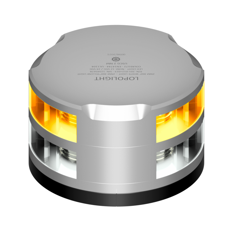 Lopolight 2nm 360 Degree White + 2nm 360 Degree Yellow with FB Base | SendIt Sailing