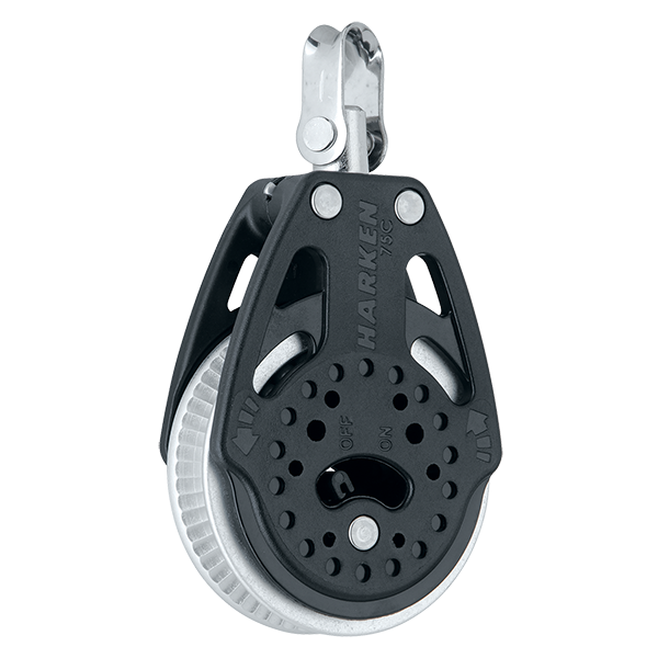 Harken 75mm Ratchet Block Swivel, 2x Grip | SendIt Sailing