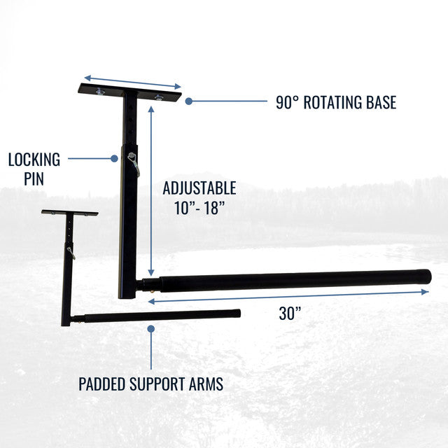 Adjustable Kayak Ceiling Storage Rack, Single, 75 lb – Hi-Port 2