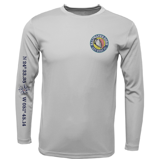 Key West, FL Surrender The Booty Long Sleeve UPF 50+ Dry-Fit Shirt