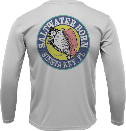 Siesta Key, FL Hogfish Diver Long Sleeve UPF 50+ Dry-Fit Shirt