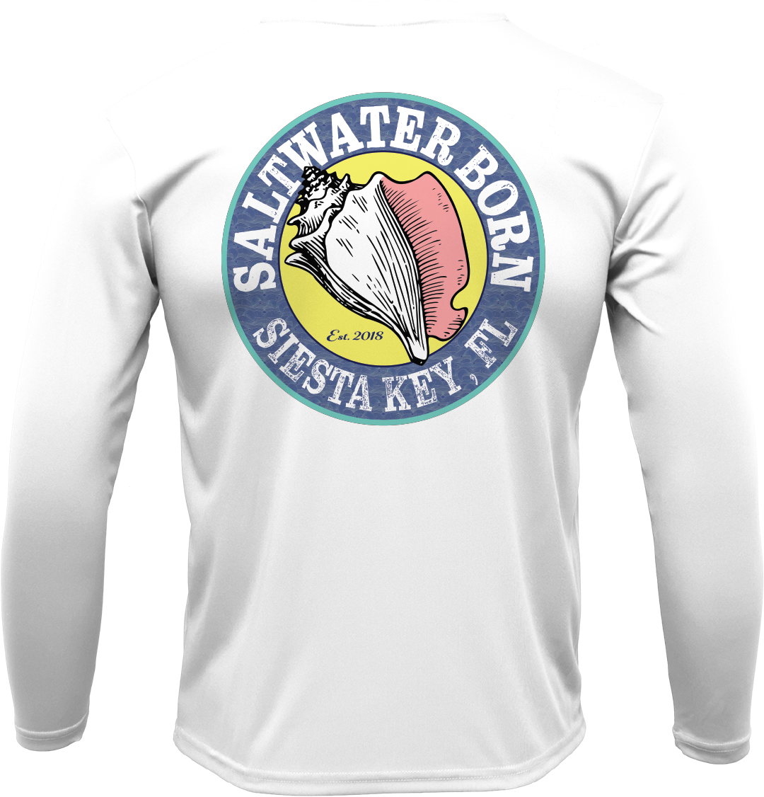SK Permit on Chest Long Sleeve UPF 50+ Dry-Fit Shirt