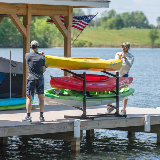 G-Watersport Kayak & Canoe Rack | 3 Levels | Black