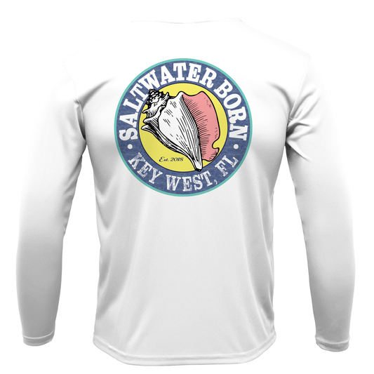 Yellowfin Tuna on Chest Long Sleeve UPF 50+ Dry-Fit Shirt