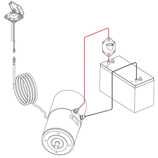 Ronstan 40QT Orbit E1 Electric Winch Conversion Kit 12V
