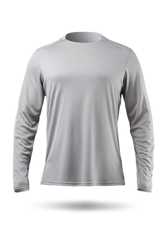 Zhik Mens UVActive Long Sleeve Top - Grey | SendIt Sailing