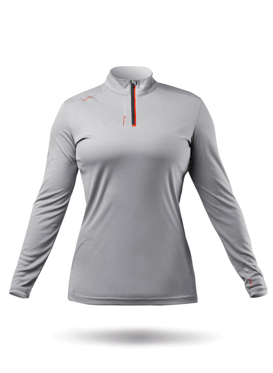 Zhik Womens UVActive High Collar 1/4 Zip Top