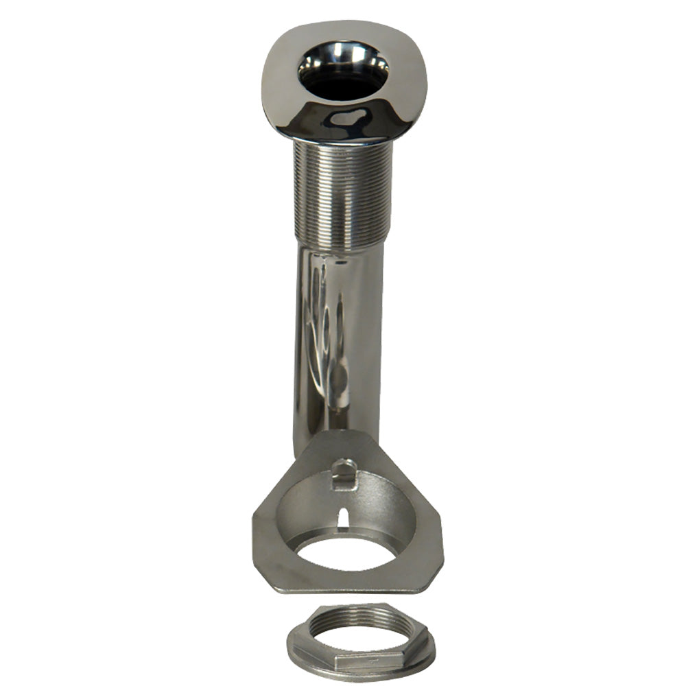 C.E. Smith 80 Series Screwless Flush Mount Rod Holder - 15 Degree - Stainless Steel - Swivel Bottom - Black Liner | SendIt Sailing