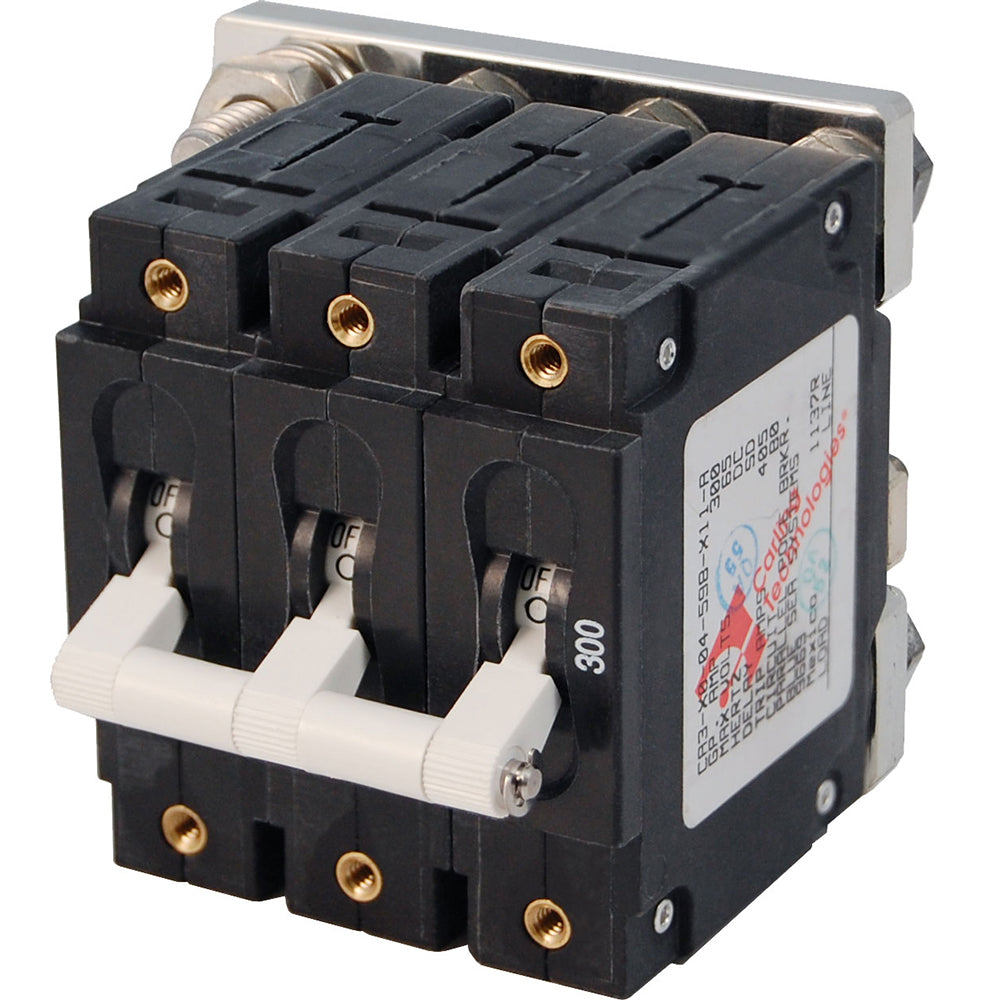 Blue Sea 7271 300A C-Series Triple Pole Toggle DC Circuit Breaker | SendIt Sailing