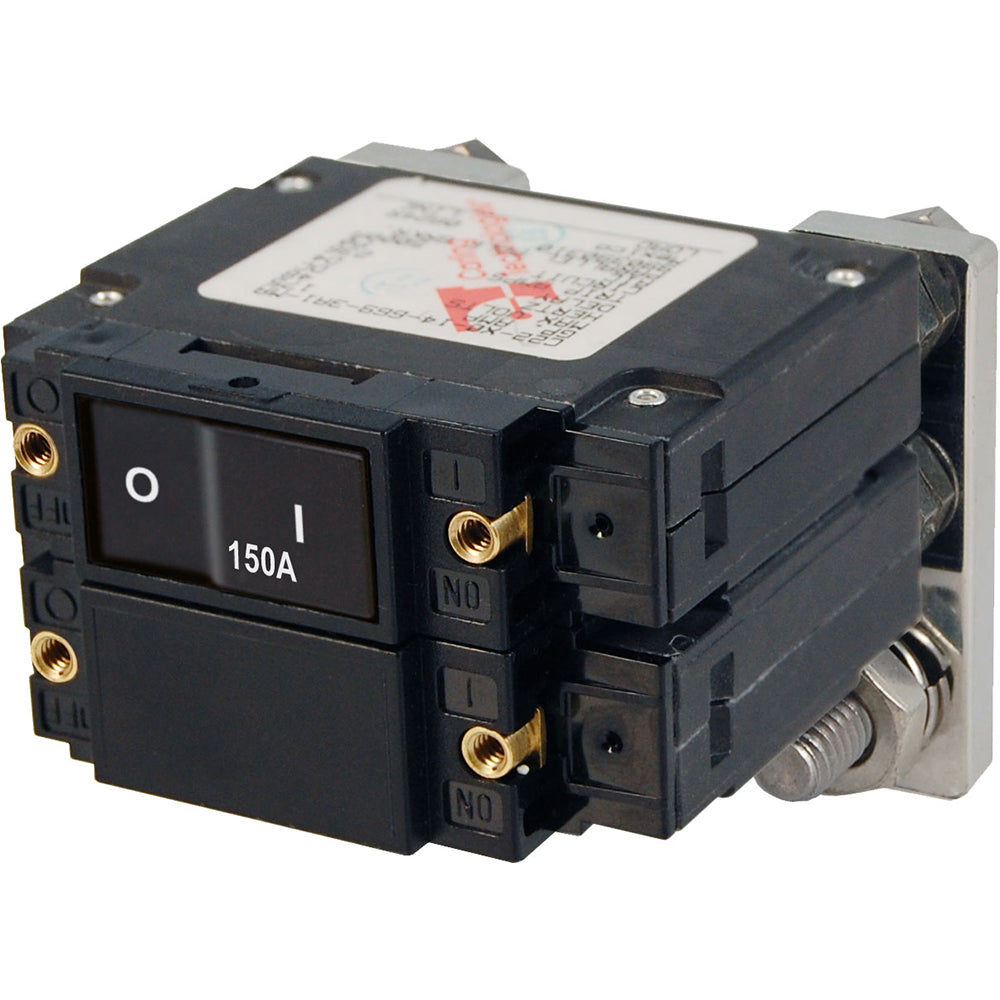Blue Sea 7475 C-Series Flat Rocker Circuit Breakers, Single and Double Pole - 150 Amp | SendIt Sailing
