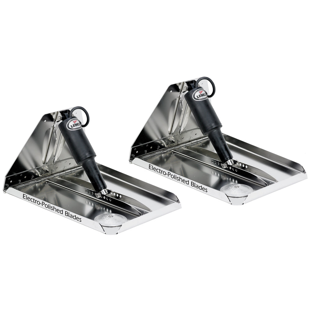 Lenco 16in x 12in Heavy Duty Performance Trim Tab Kit without Switch Kit 12V | SendIt Sailing