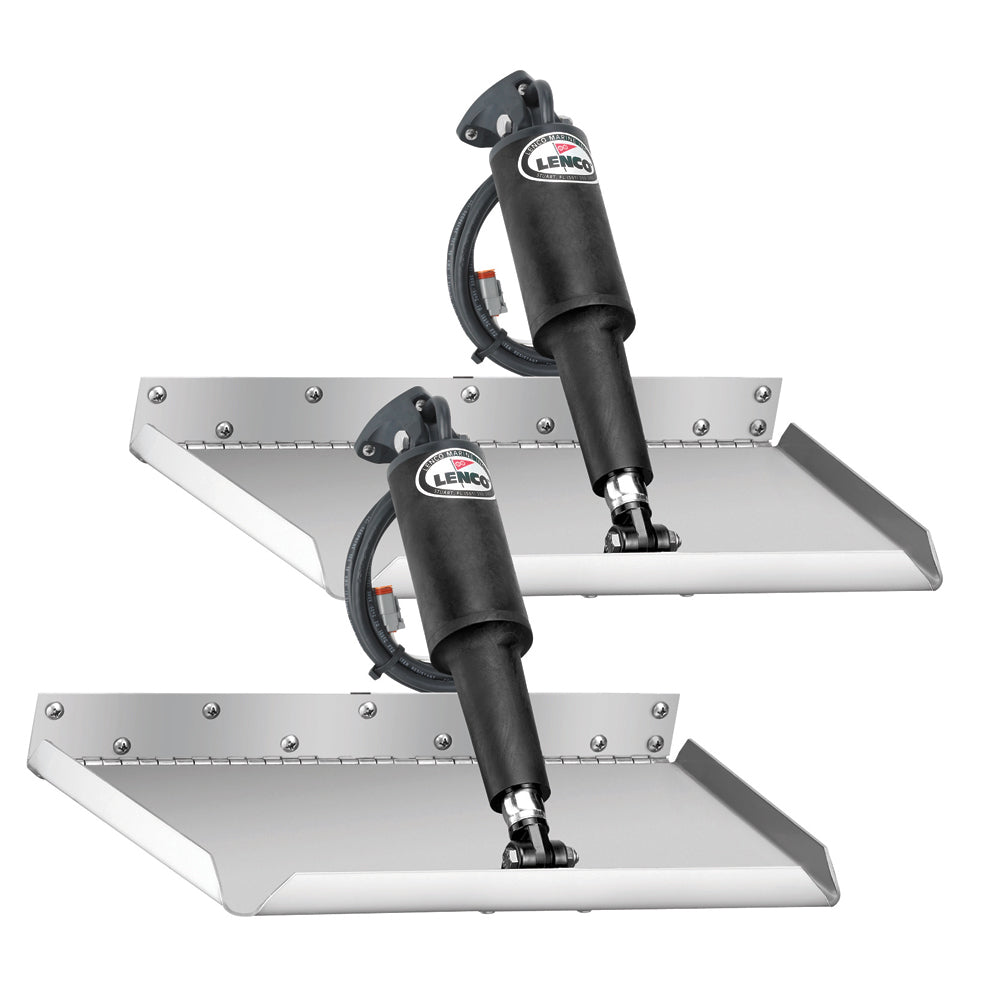 Lenco 12in x 12in Edge Mount Trim Tab Kit without Switch Kit 12V | SendIt Sailing