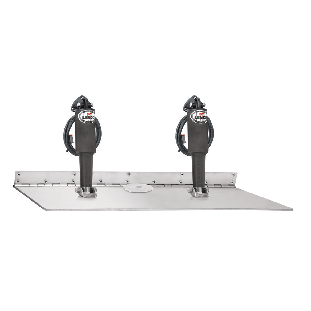 Lenco 16in x 24in Dual Actuator Super Strong Trim Tab Kit without Switch Kit 12V | SendIt Sailing