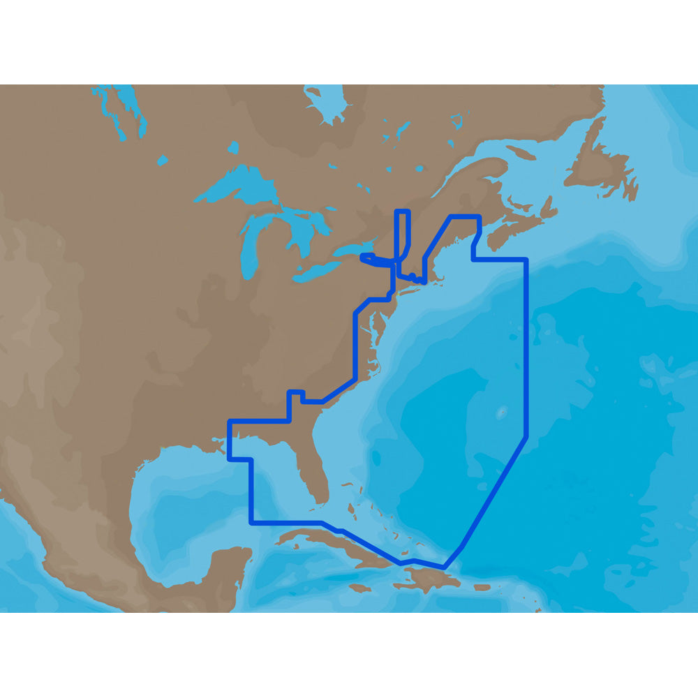 C-MAP MAX NA-M022 - U.S. East Coast & The Bahamas - SD Card | SendIt Sailing