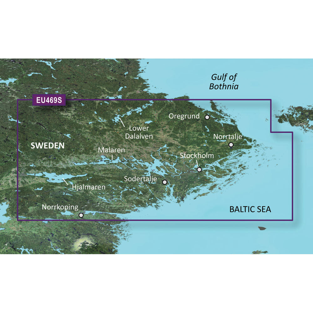 Garmin BlueChart g3 Vision HD - VEU469S - Stockholm and Malaren - microSD/SD | SendIt Sailing