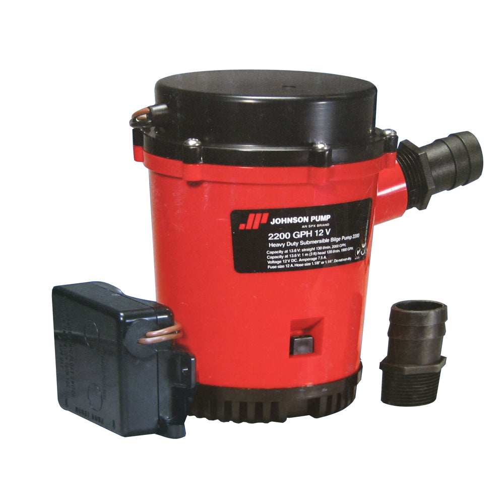 Johnson Pump 2200GPH Ultima Combo Auto Bilge Pump - 12V | SendIt Sailing