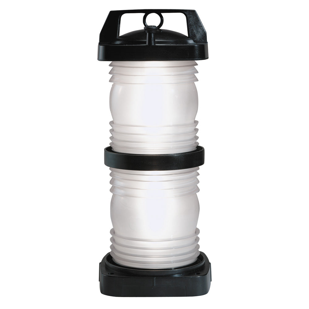 Perko Double Lens Navigation Light - Masthead Light - Black Plastic, White Lens | SendIt Sailing