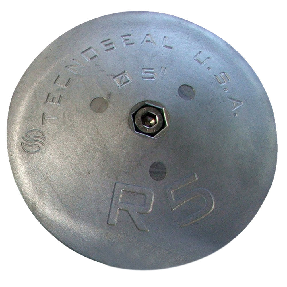 Tecnoseal R5MG Rudder Anode - Magnesium - 5in Diameter | SendIt Sailing