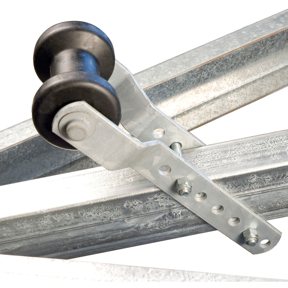 C.E. Smith 4in Adjustable Keel Roller Assembly for 2in Tongue - Black | SendIt Sailing
