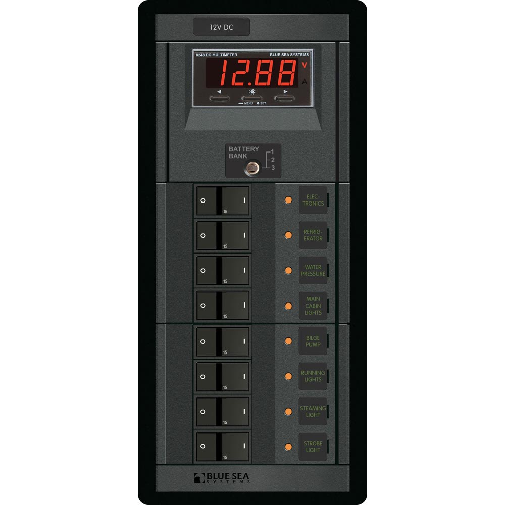 Blue Sea 1227 12V DC 8 Position with Digital Meter | SendIt Sailing