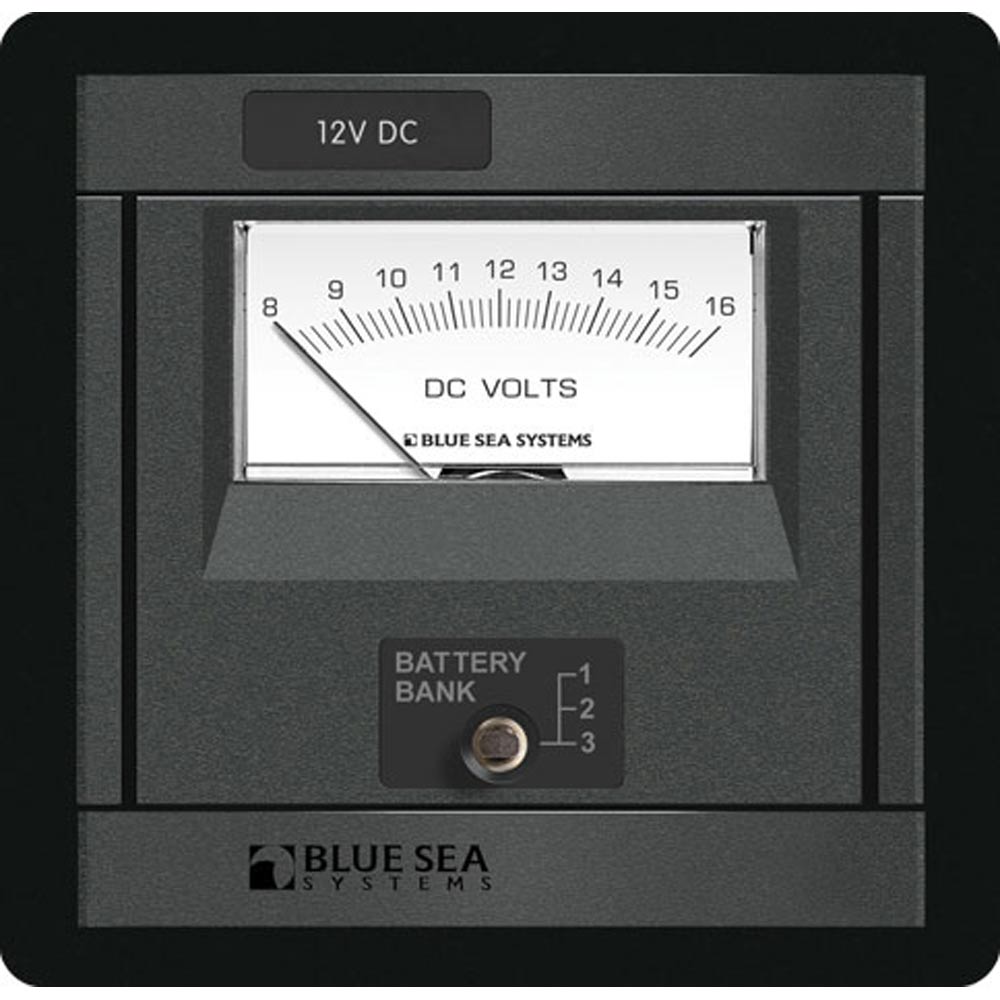 Blue Sea 1473 DC Analog Voltmeter Panel | SendIt Sailing