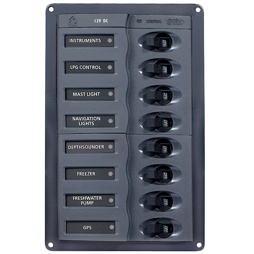 BEP DC Panel - 8-Way - Vertical | SendIt Sailing
