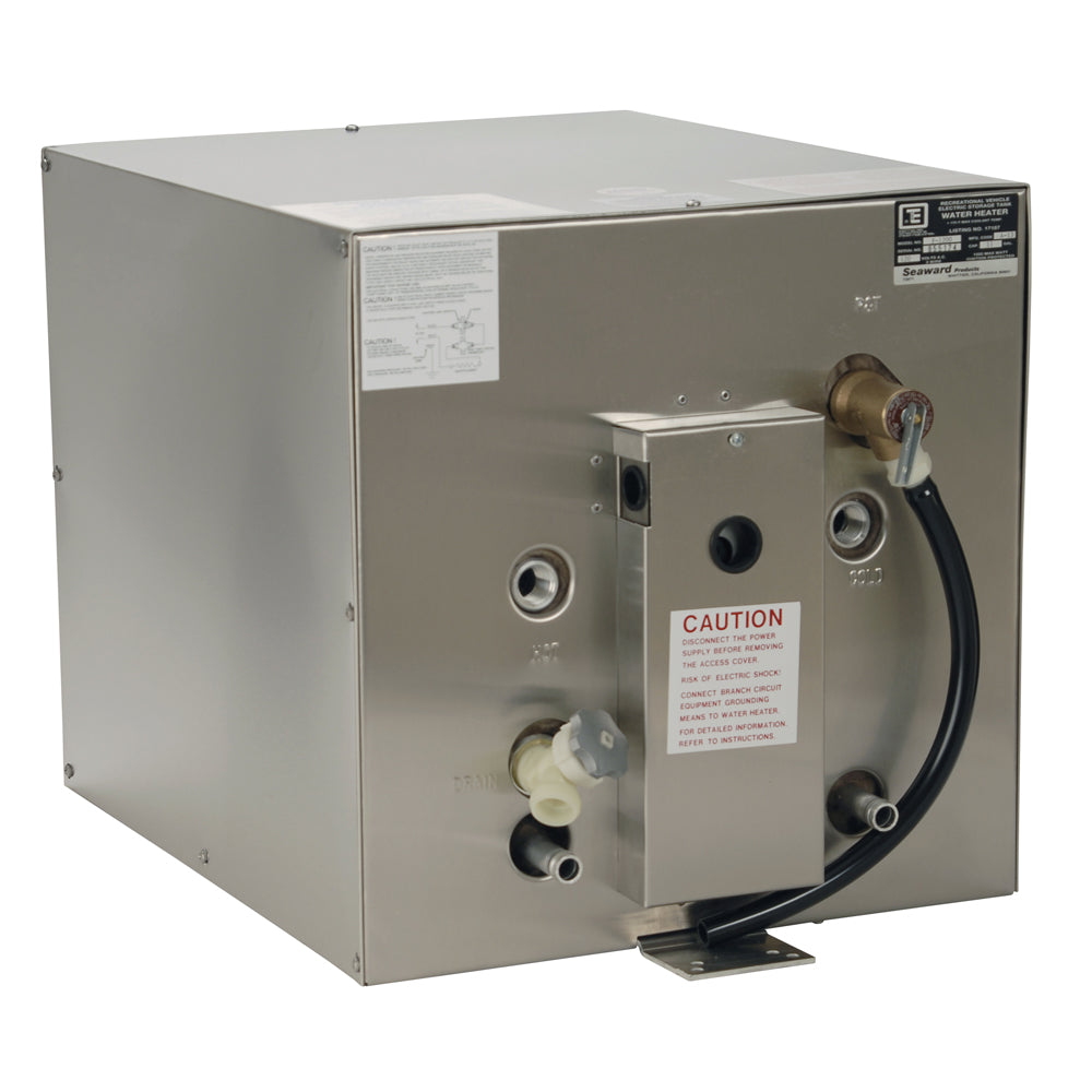 Whale Seaward 11 Gallon Hot Water Heater with Front Heat Exchanger - Stainless Steel - 120V - 1500W | SendIt Sailing