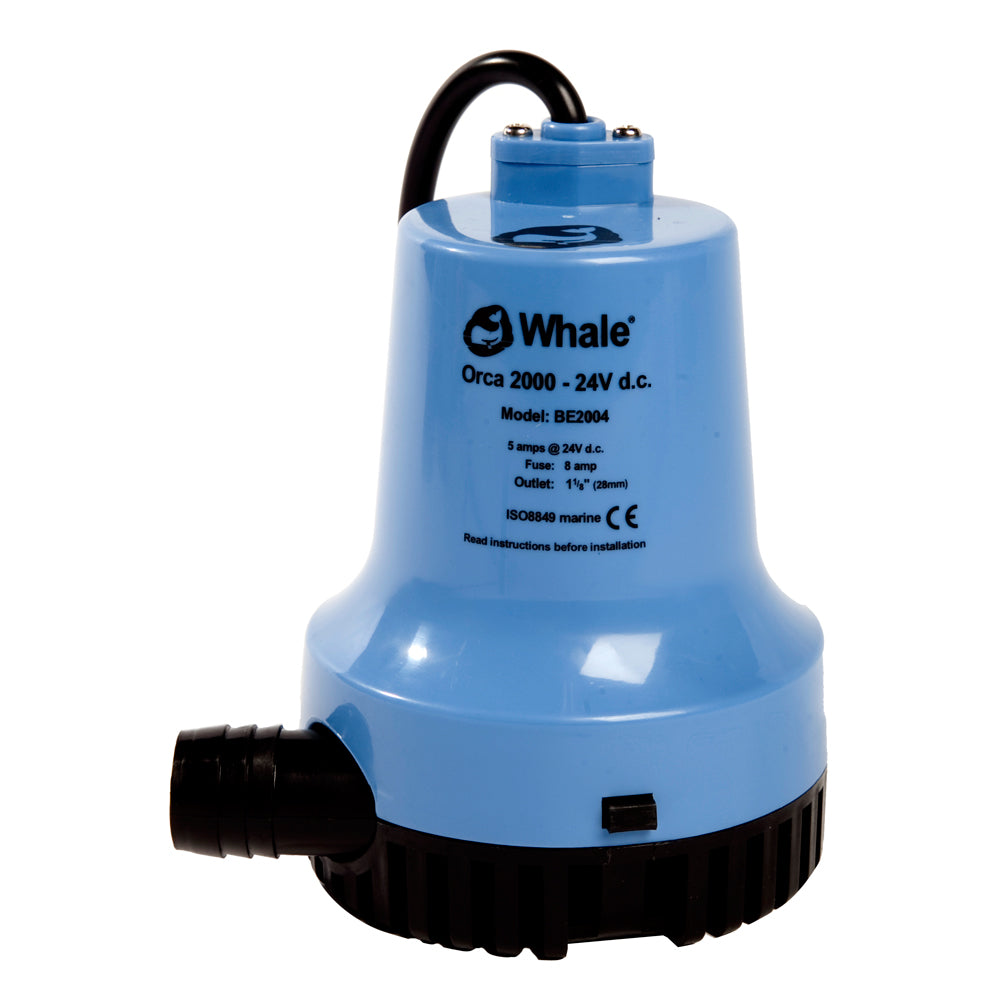 Whale Orca 2000 GPH Submersible Bilge Pump 12V | SendIt Sailing