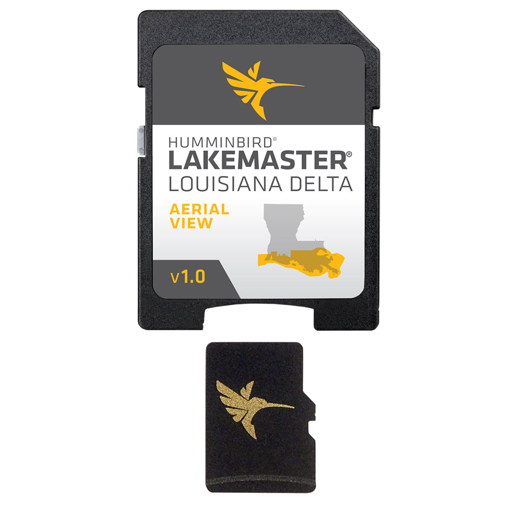 Humminbird LakeMaster Aerial Satellite View - Louisiana Delta | SendIt Sailing