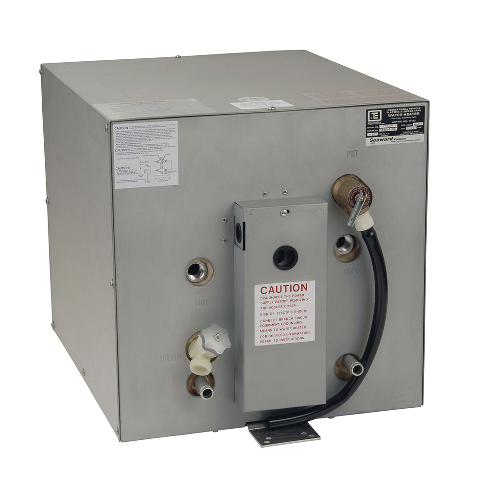 Whale Seaward 11 Gallon Hot Water Heater with Front Heat Exchanger - Galvanized Steel - 240V - 1500W | SendIt Sailing