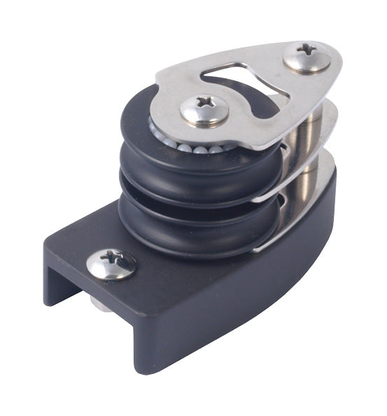 Antal 690.152 End Fitting with 2-Sheave - T-Track 26X4 | SendIt Sailing