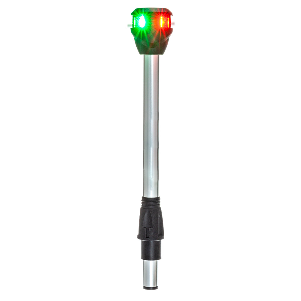 Attwood LightArmor Bi-Color Navigation Pole Light with Task Light - Straight - 10in | SendIt Sailing