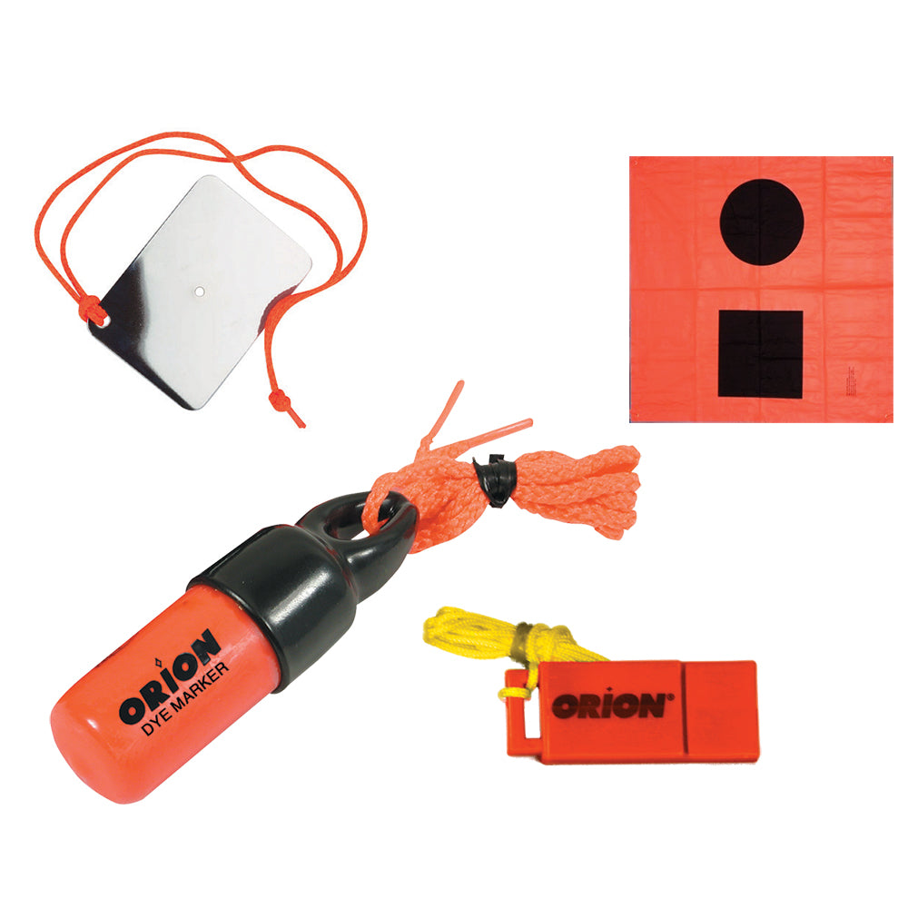 Orion Signaling Kit - Flag, Mirror, Dye Marker and Whistle | SendIt Sailing