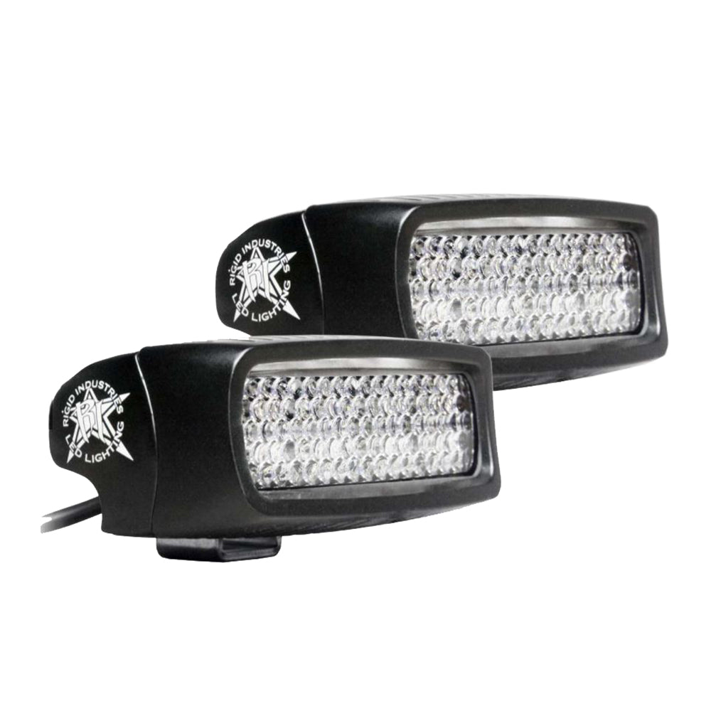 RIGID Industries SR-Q PRO Back Up Light Kit - Surface Mount Diffused - Pair - Black | SendIt Sailing